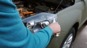 20250601_полировка передних фар и обработка их китайской  химией