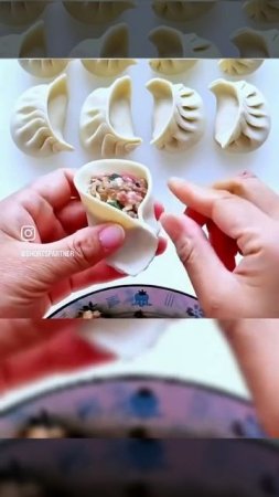 лайфхак способы лепки пельменей 🥟