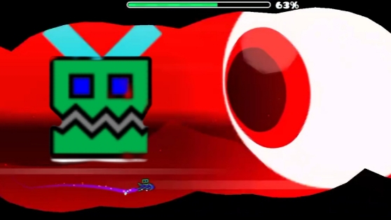 Босс файт с глазами в Geometry dash! iSpyWithMyLittleEye