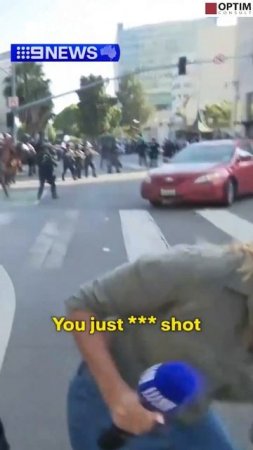 Солдат нацгвардии США подстрелил журналистку из Австралии! Шортс shorts #сша #беспорядки #журналист