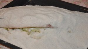 Форель, запеченная в соли