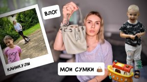 ВЛОГ: режим Миши / мои сумки / мой гардероб после 40 😜 где лето? Каникулы 🎆