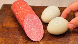 Ну очень вкусный салат! Салат "Деревенский" за 10 минут! Все обалдели, когда попробовали!