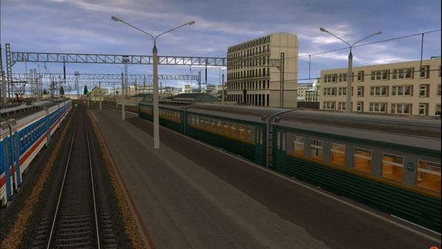 Утреннее движение поездов на Финляндском вокзале СПБ смотреть онлайн