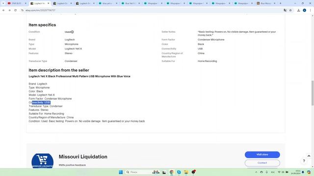 ⚠️ Покупка микрофона на Ebay, модель Blue Yeti X смотреть онлайн