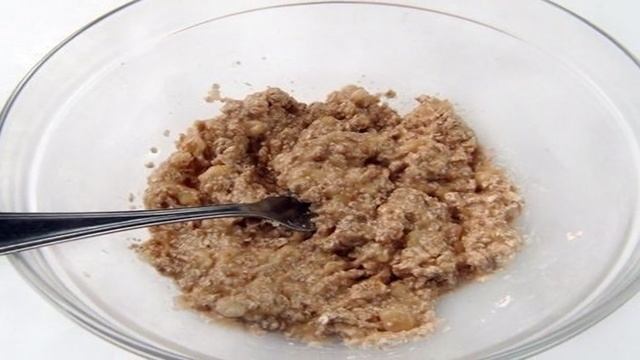 Банановое печенье с овсяными хлопьями
