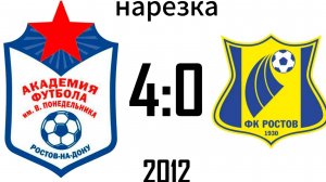 Нарезка Академия 4:0 ЖФК Ростов 2012