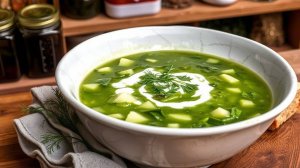 Нежная кислинка в каждой ложке: Щавелевый Суп, от которого Вы точно захотите добавки!