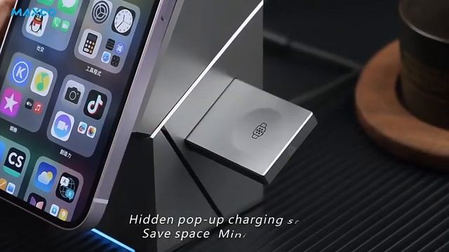 Qi2 magsafe док станція 3 в 1 Magic Cube 20Q 23W бездротова зарядка д? смотреть онлайн
