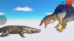 СПИНОЗАВР ПРОТИВ ПУРУСЗАВРА 🔥😱 Animal Revolt Battle Simulator
