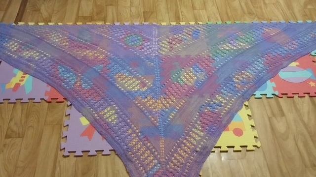 Легко и просто!Моя косынка спицами из носочной пряжи Я