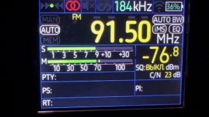 [Tropо] 91.5 Love Radio г.Барнаул (500 вт), dist 320 km. Antenna 6 - el “yagi”+Tef66