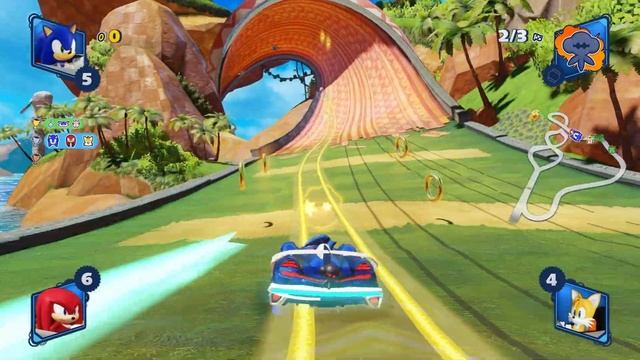 Прохождение уровня (Локация 1 уровень 2) Team Sonic Rasing смотреть онлайн