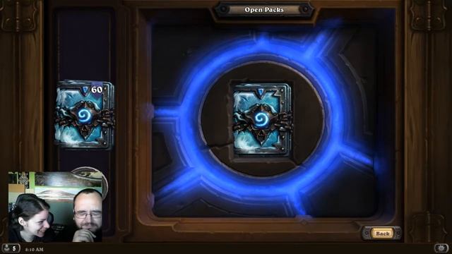 Forplay разпечатва: Hearthstone - Knights of the Frozen Throne отваряне на 100
