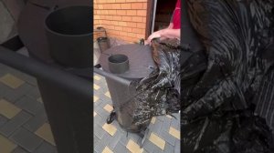 Бочка для сжигания садовых отходов