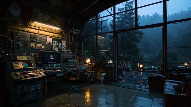 Command Silence Dark Sci-Fi Ambience for Deep Focus & Study