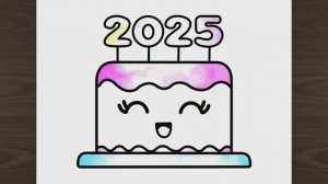 КАК НАРИСОВАТЬ ТОРТ KAWAII 2025