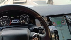 Вид изнутри во время езды, работа магнитолы