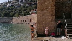 Аланья. Порт. Крепость у Красной башни.