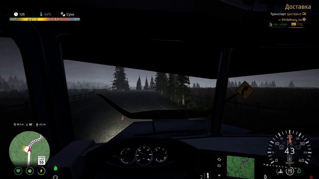 ►Alaskan Truck Simulator ● Дальнобой на Аляске ● Бывает и так ● смотреть онлайн