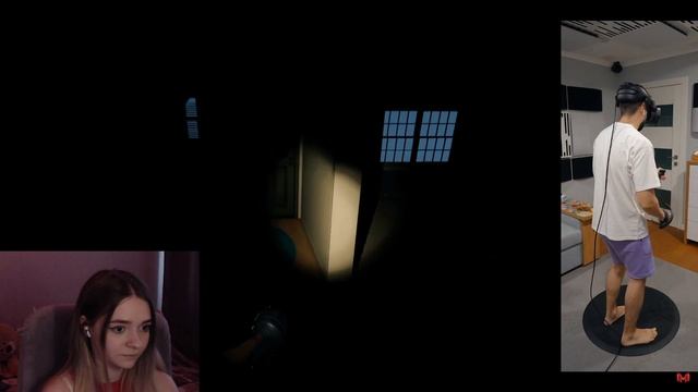 И смешно и страшно #5 (Phasmophobia VR) Реакция смотреть онлайн