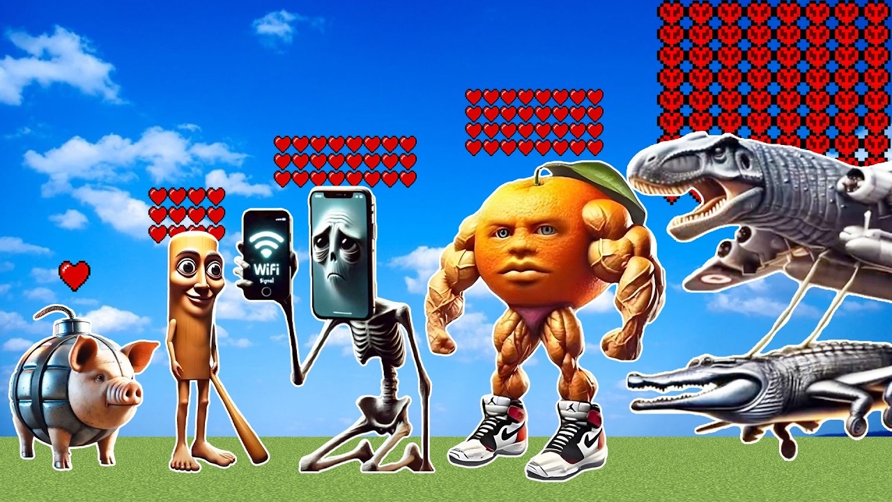 Какие НОВЫЕ итальянские животные Brainrot бессмертны??? Майнкрафт