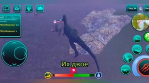 THE CURSED DINOSAUR ISLE🦕🦖/Выживание аллозавра/Аллозавр vs Рекс