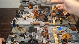 Лего самоделка  Метро 2033 атака на станцию