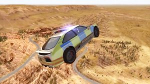 Машина не самолет Если взлетит сразу упадет Игровые мультики для мальчиков про машинки тачки BeamNG