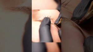 Растушевка бровей: второй проход и создание объёма #перманентныймакияж #перманентбровей #брови #пм