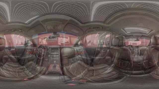 Видео панорама (360°) - Салон автомобиля Infiniti FX 37 смотреть онлайн