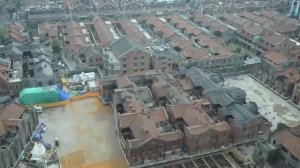 В Шанхае 432 робота перенесли целый район с постройками общим весом 7500 тонн