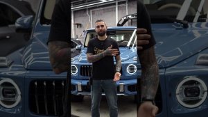 Защитили переднюю часть яркого летнего Mercedes G63 полиуретаном