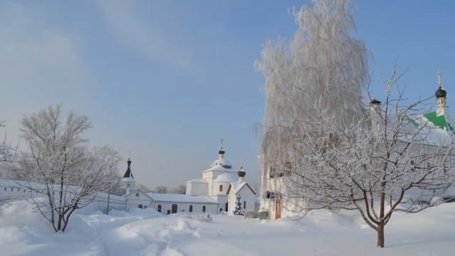 ЗИМА В МУРОМСКОМ СПАСО-ПРЕОБРАЖЕНСКОМ МОНАСТЫРЕ смотреть онлайн