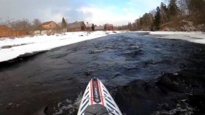 Оредеж. Ледовая разведка 1 часть