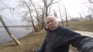 Город Магнитогорск, парк у монумента "Тыл - фронту". Часть-1. Вид заводского пруда.