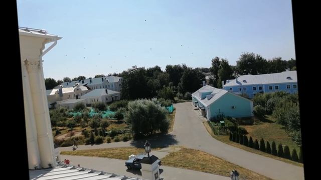 Дивеевский монастырь с высоты птичьего полета смотреть онлайн
