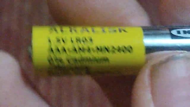 Обзор батарейки типа AAA Ikea AAA-PD2016-10-07-ED2021-10-07-LR03-AM4-MN2400-1.5V. смотреть онлайн