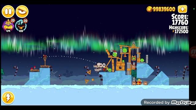 Angry birds Seasons - выпуск 26 - Под светом полярного сияния! смотреть онлайн