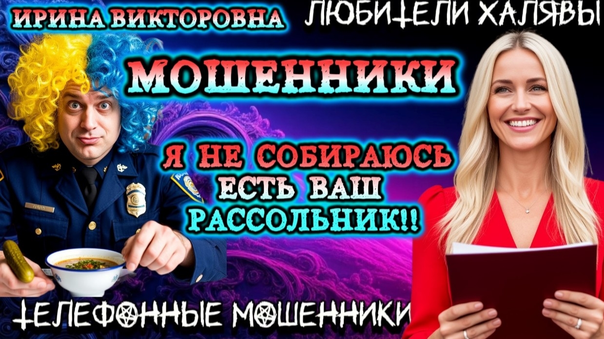 💥 ИРИНА ВИКТОРОВНА. Я НЕ СОБИРАЮСЬ ЕСТЬ ВАШ РАССОЛЬНИК | ТЕЛЕФОННЫЕ МОШЕННИКИ