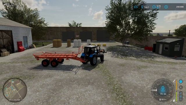 Farming Simulator 22! Карта "Владимировка".. День 1.. Загружаем жи? смотреть онлайн