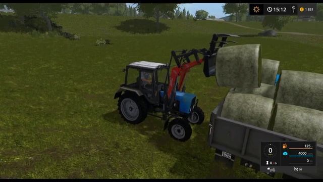 [РП] Собрал все тюки травы с луга и привёз бабушке в Farmin смотреть онлайн