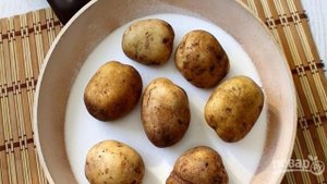 Картофель, печенный на сковороде