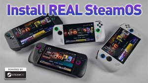 How To Install REAL SteamOS on the ROG Ally, Legion GO and Others!