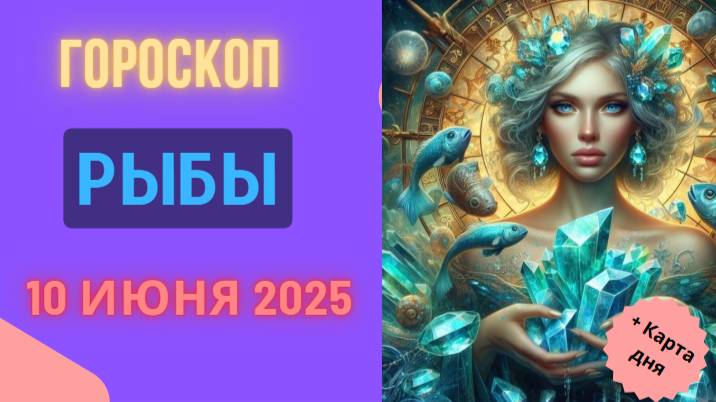 ♓ 10 ИЮНЯ — ГОРСКОП НА СЕГОДНЯ ДЛЯ РЫБ: ДЕНЬ ГЛУБИННЫХ ЧУВСТВ
