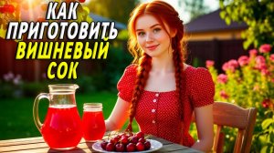 Как приготовить вишневый сок
