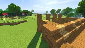 КОНЮШНЯ В МАЙНКРАФТ - Как построить конюшню Minecraft