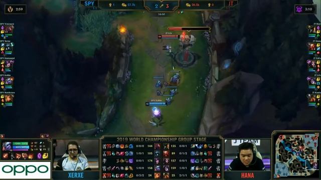 SPY vs. JT Must See | День 4 Игра 4 Worlds Group Stage 2019 Main Event | Splyce J Team смотреть онлайн