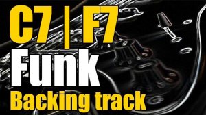 Funky backing track _ C7 _ F7
