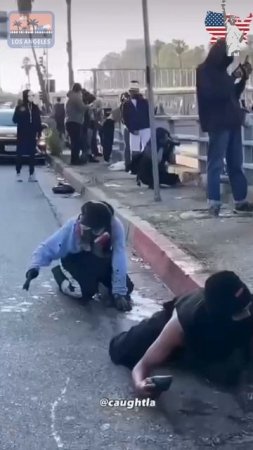 Бунт в Лос-Анджелесе: засада на полицию